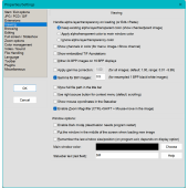 Settings: Viewing tab